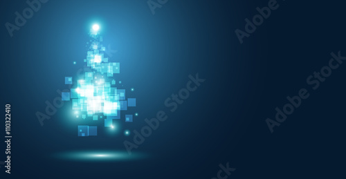 albero di natale, luce, sorpresa, magia