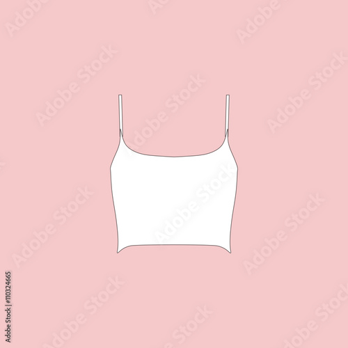 Women's halter top. top. crop top.