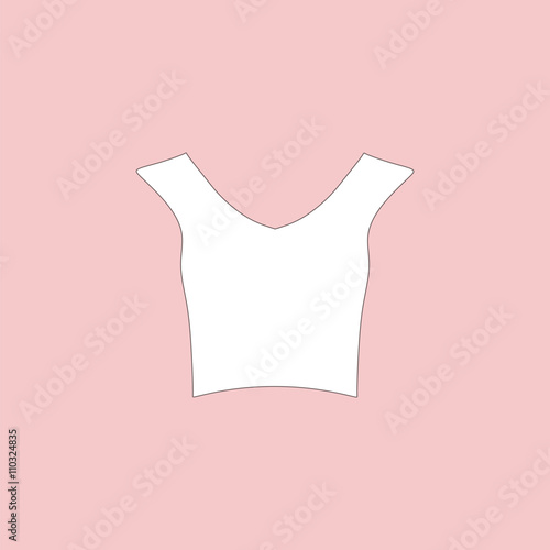 Women's halter top. top. crop top.