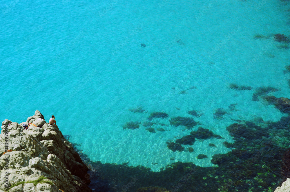 Cape Fiolent Crimea summer sea stones