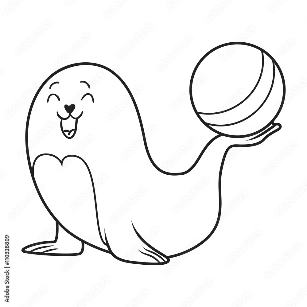 seal cartoon seal cartoon