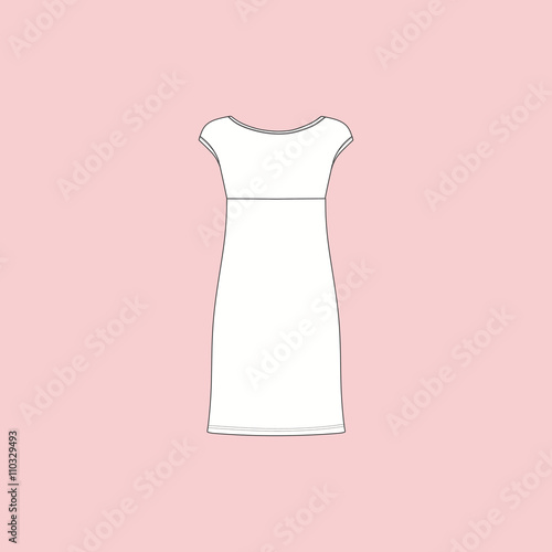 nightie. woman's house dress. nightdress.