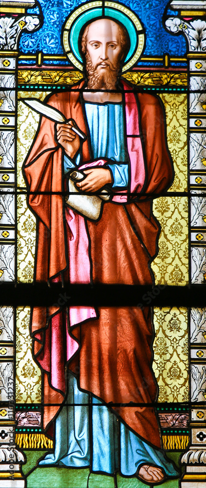 Obraz premium Saint Mark the Evangelist - Stained Glass