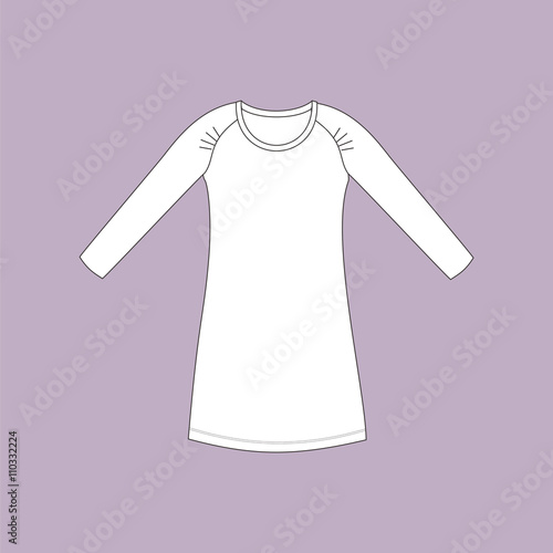 nightie. woman's house dress. nightdress.