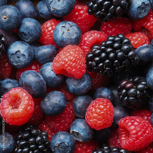 Assortment of berries