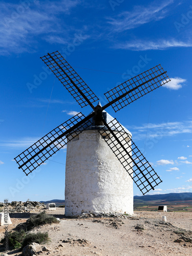 Consuegra windmills in the province of Toledo, Spain