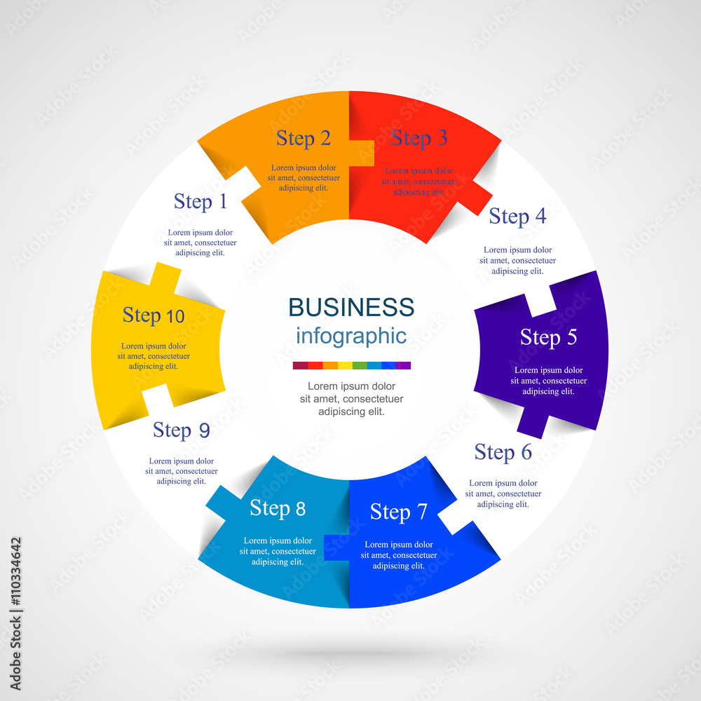 Vector infographic template Vector infographic template