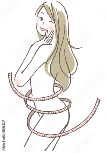 女性　ボディライン
