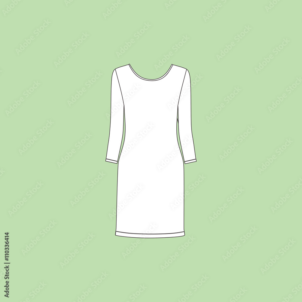 dress with long sleeves feminine jersey dress with long sleeves feminine jersey