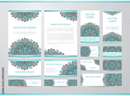 Business cards with mandala