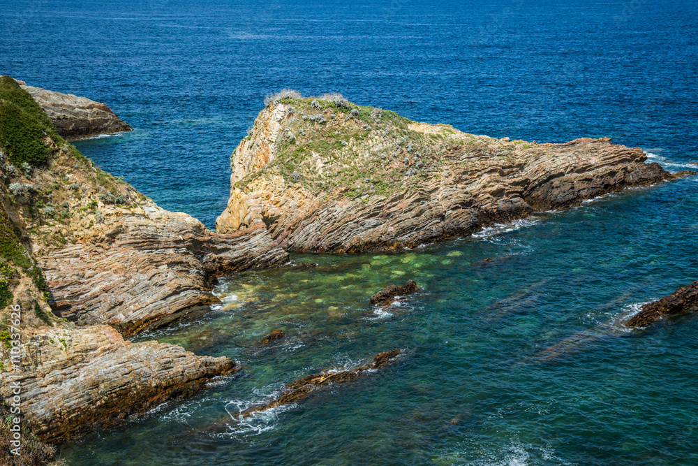 Rocky coast of Spain. Galicia