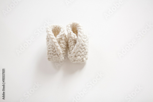 Chaussons bébé tricotés