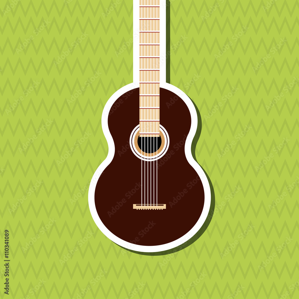 Fototapeta premium Music icon. Retro concept. Flat illustration