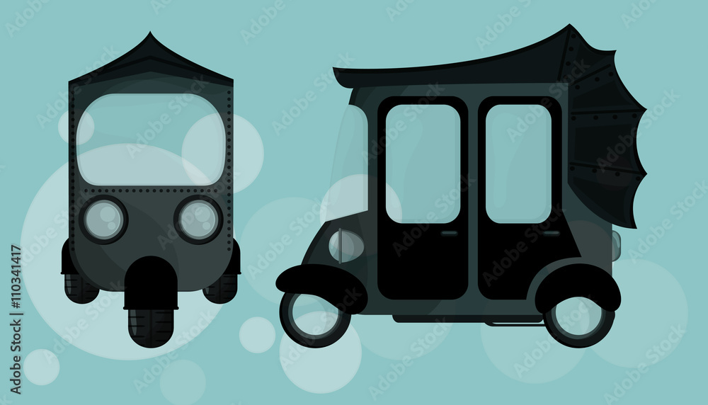 Obraz premium Transportation icon. Retro concept. car illustration
