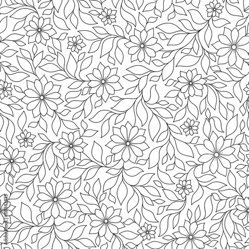 Pattern for coloring book. © photo-nuke