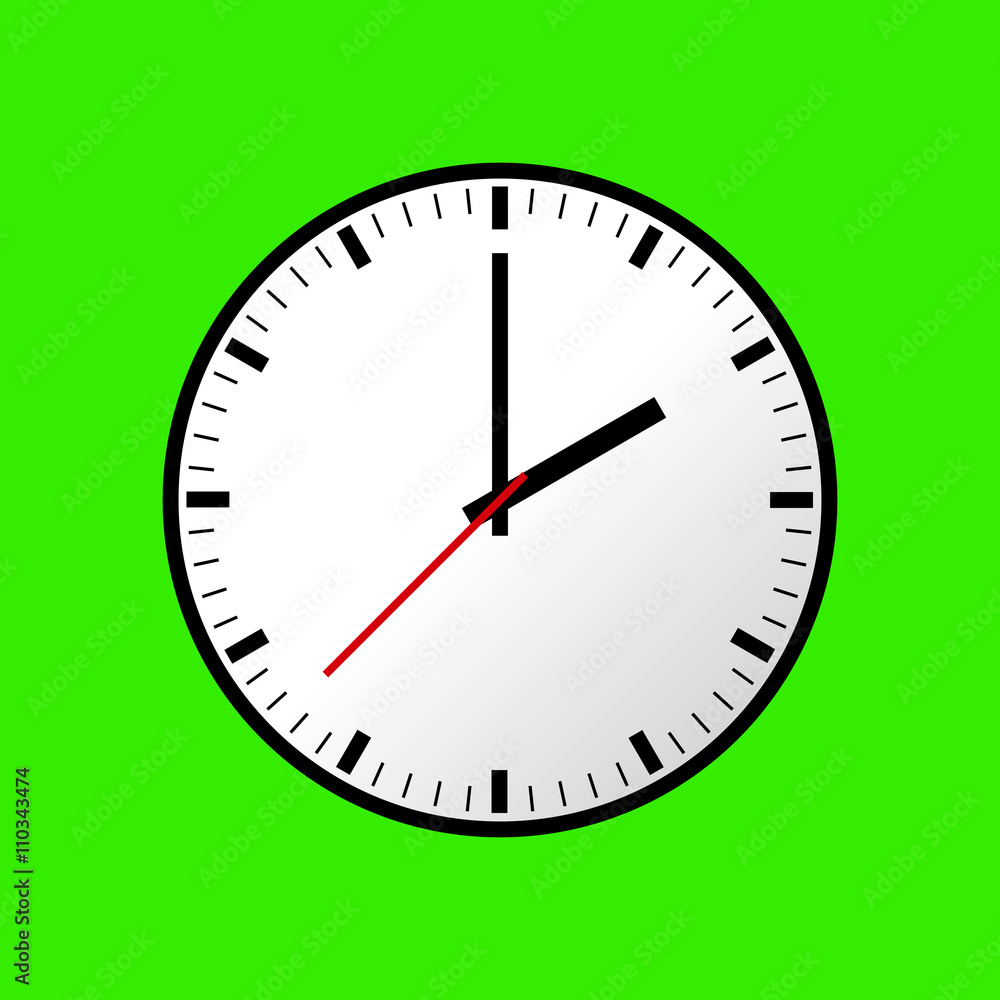 Clock icon, Vector illustration, flat design EPS10 Clock icon, Vector illustration, flat design EPS10