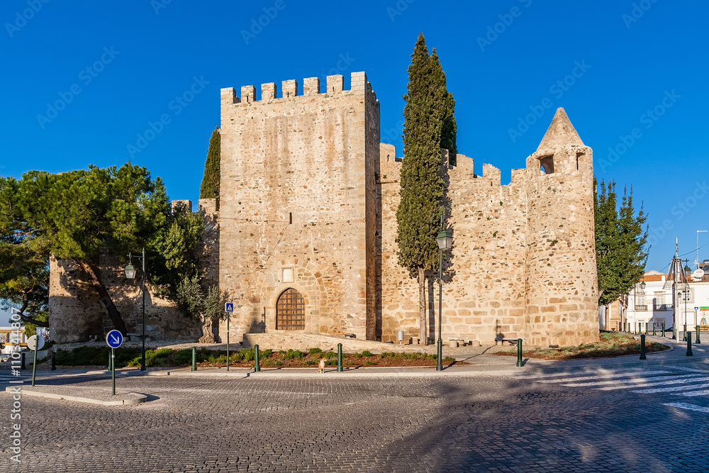 Medieval Castle of Alter do Chao, in the Portalegre District. Alto Alentejo, Portugal