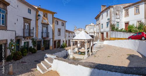 Fonte da Vila (Towns Fountain) in the Jewish Quarter of Castelo de Vide, Portalegre, Portugal. 16th century fountain. photo