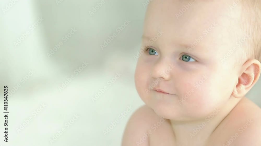 Portrait of an infant. Six-month-old boy. Portrait of an infant. Six-month-old boy.