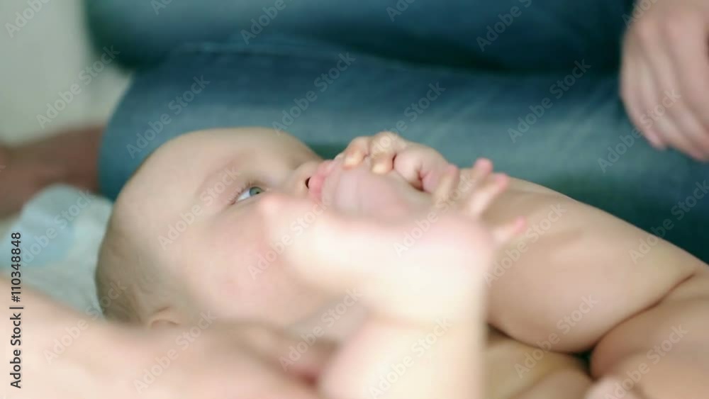 Portrait of an infant. Six-month-old boy. Portrait of an infant. Six-month-old boy.