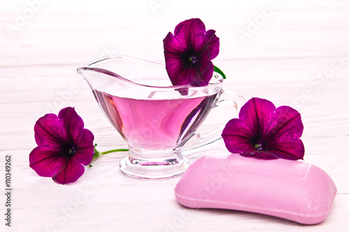 Soap and flower essence