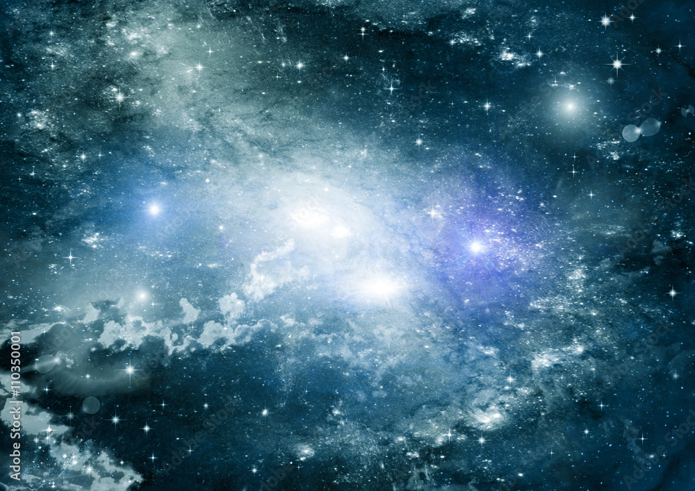 Obraz premium galaxy in a free space