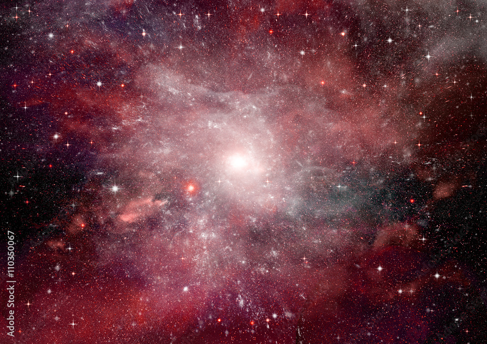 Fototapeta premium galaxy in a free space