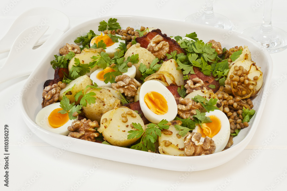 Potato Salad with Egg and Lentils Potato Salad with Egg and Lentils