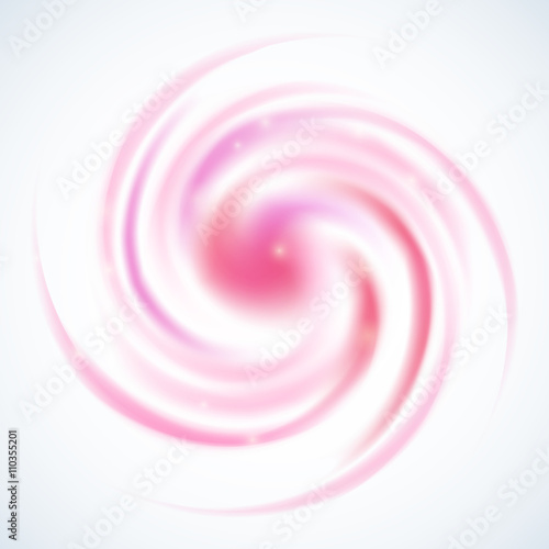 Vector swirling backdrop with space for text.