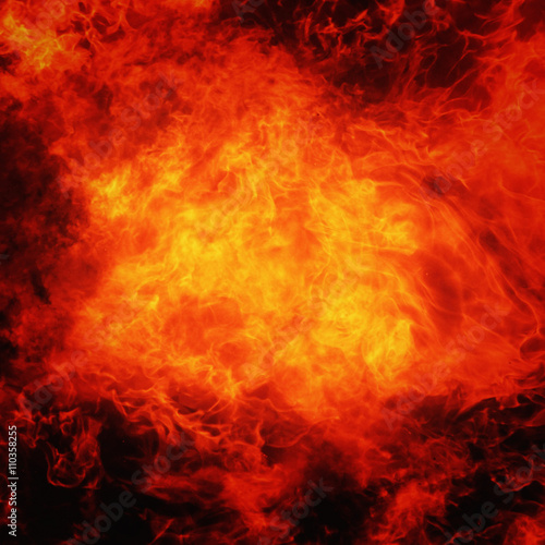 fire background as a symbol of hell and inferno
