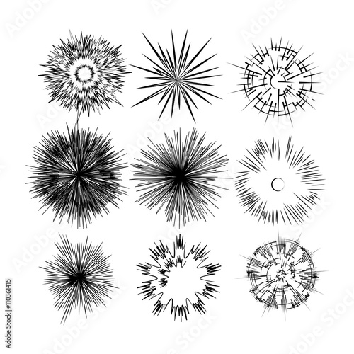 Set of  Vector Drawings Top View Trees and Shrubs – Landscape Design Elements for landscape design 