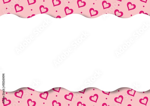 Fondo corazones tarjeta