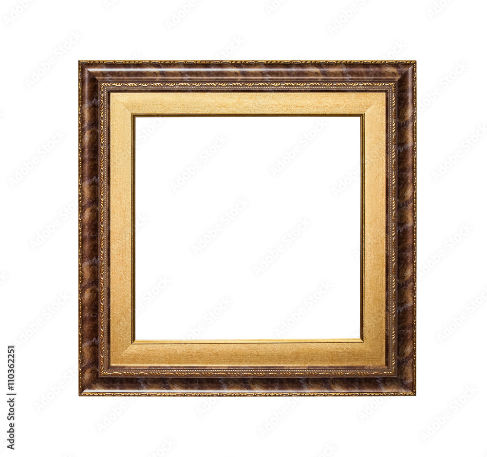 Classic painting canvas frame isolated on white background Classic painting canvas frame isolated on white background