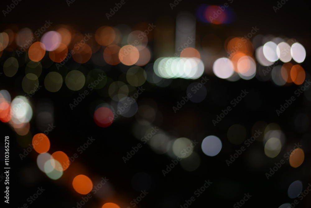 City Night bokeh City Night bokeh