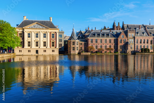 Mauritshuis and Binnenhof in The Hague, Netherlands photo