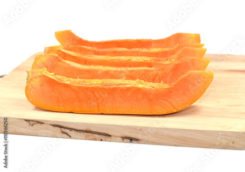 Papaya slice