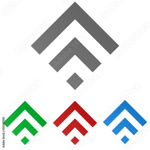 Squared logo vector set