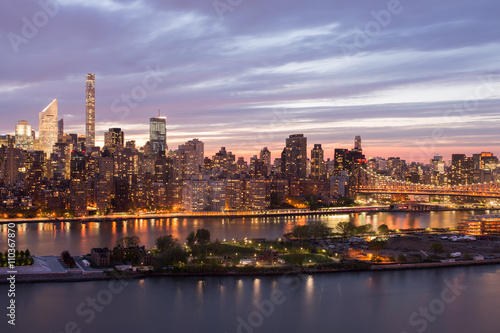 Manhattan at sunset   