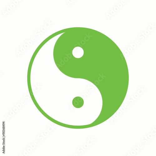harmony balance daosizm green icon