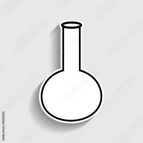 Tube. Sticker style icon