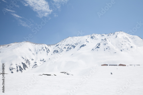 Snow mountain at Kurobe alpine in Japan © lirtlon