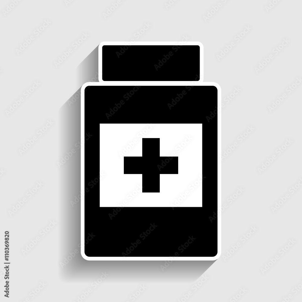Medical container sign Medical container sign