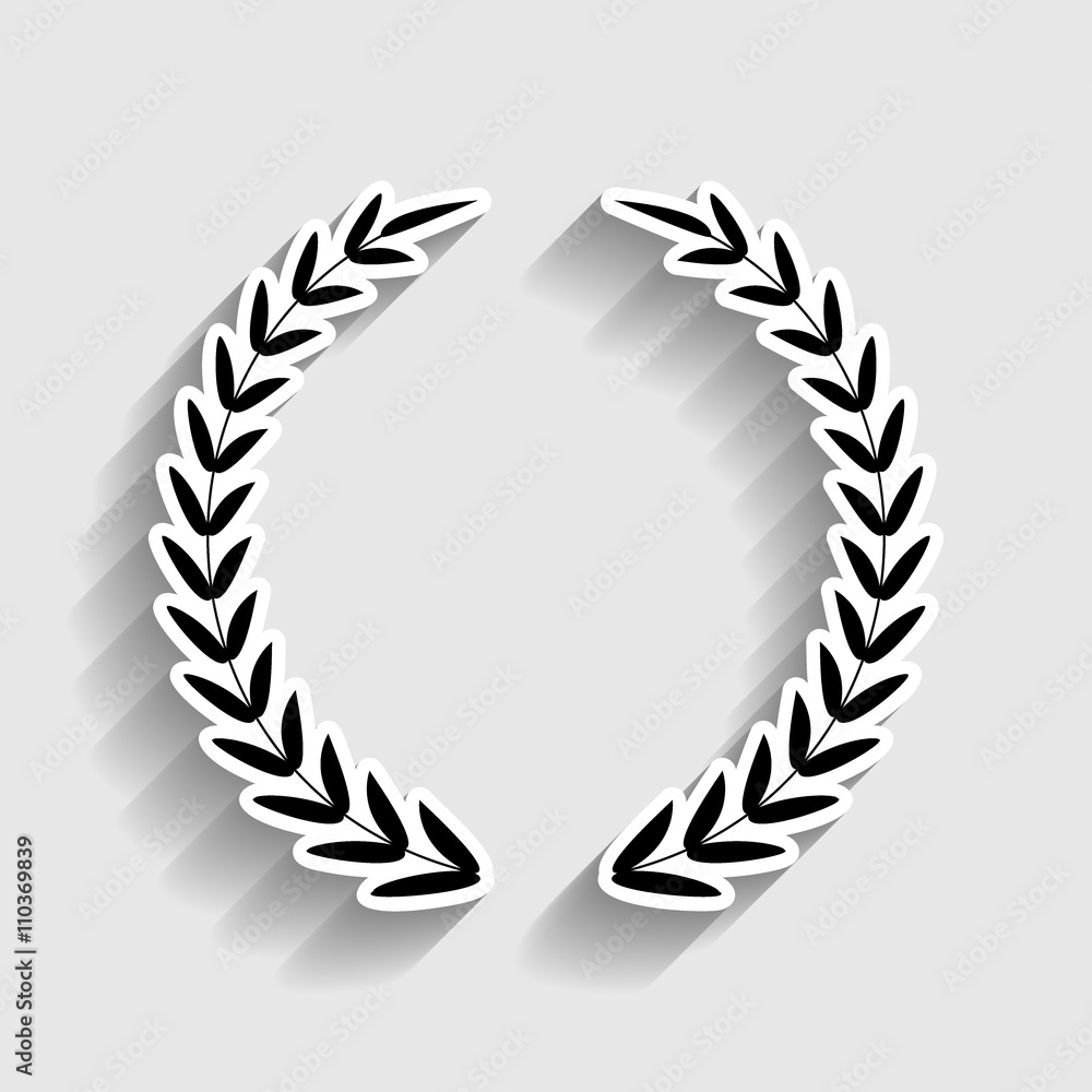 Laurel Wreath sign