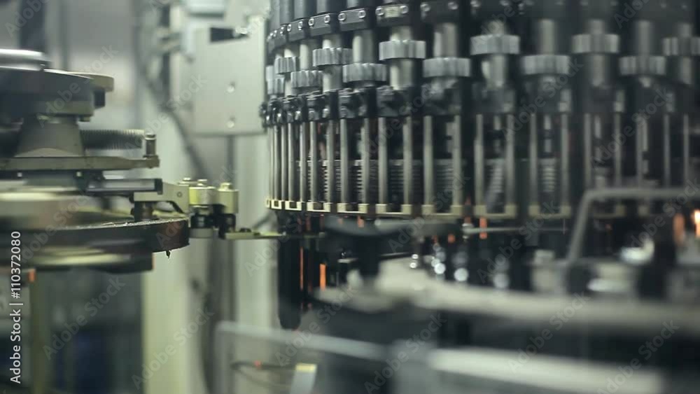 A machine for the production of plastic bottles A machine for the production of plastic bottles