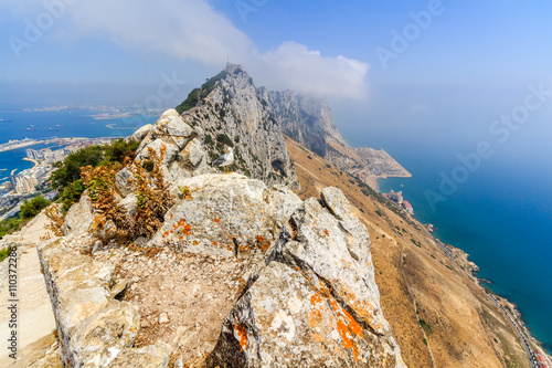 Amazing Vista from the top of the Rock of Gibraltar
