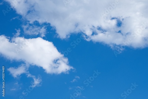 BLUE SKY AND WHITE CLOUD  