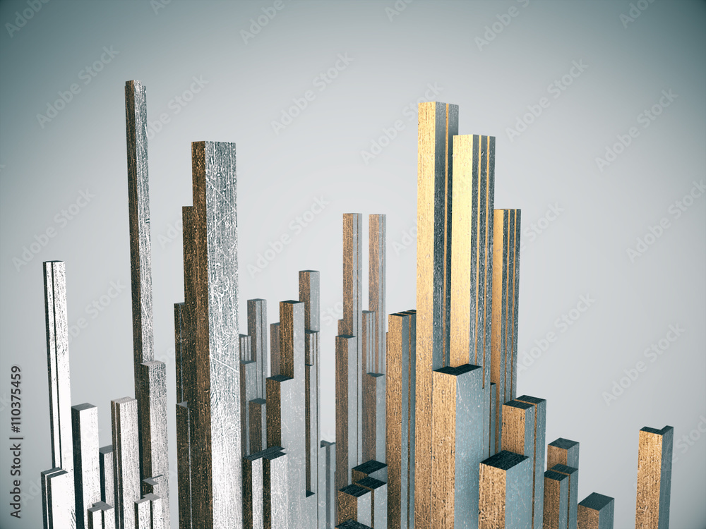 3D rendering of abstract greeble.abstract background. 3D rendering of abstract greeble.abstract background.