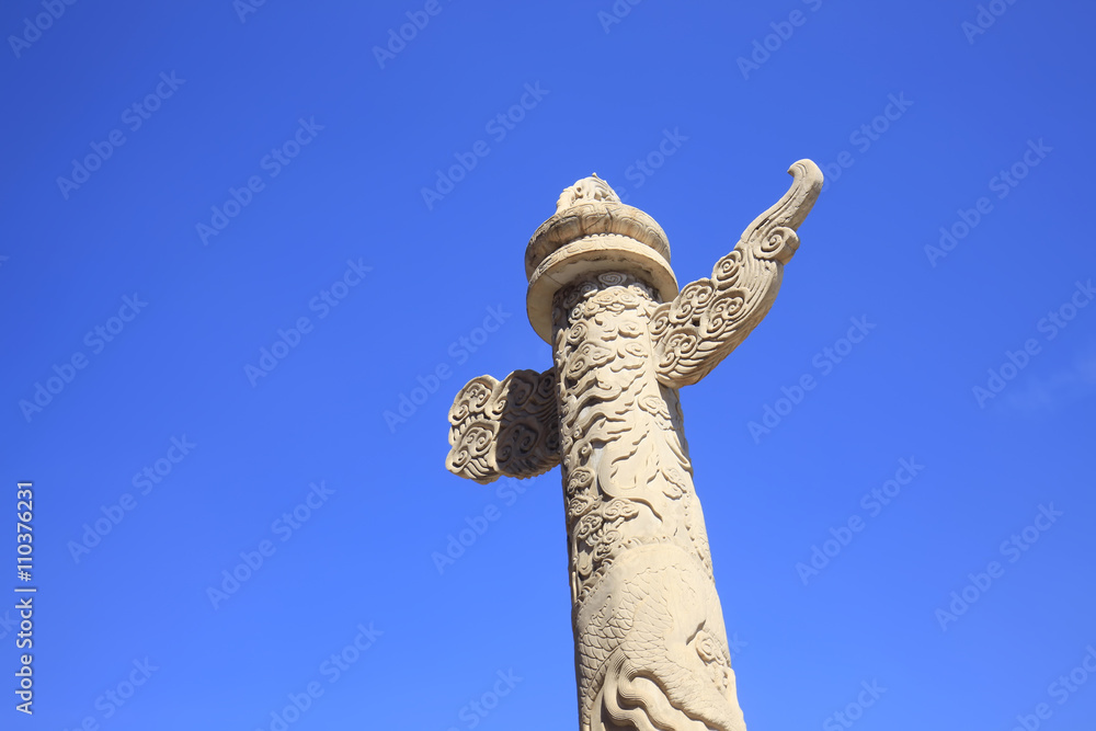 China Huabiao stone pillars