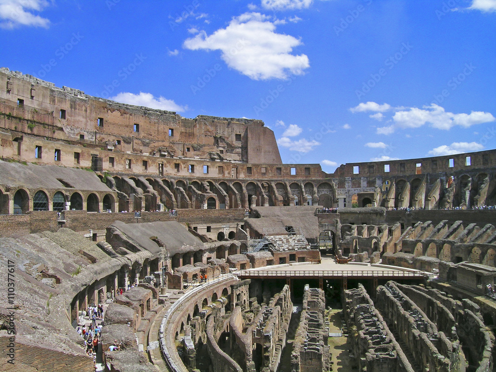 Inside of Colosseum. Rome. Italy