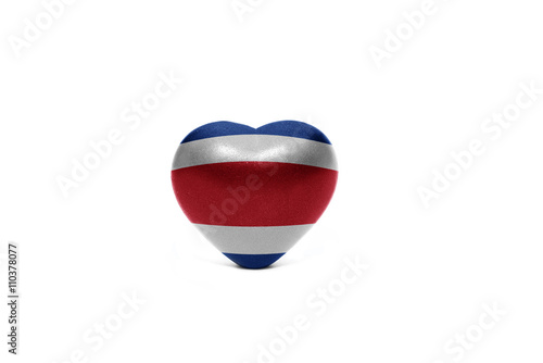 Free Download heart with national flag of costa rica - GFXLoad